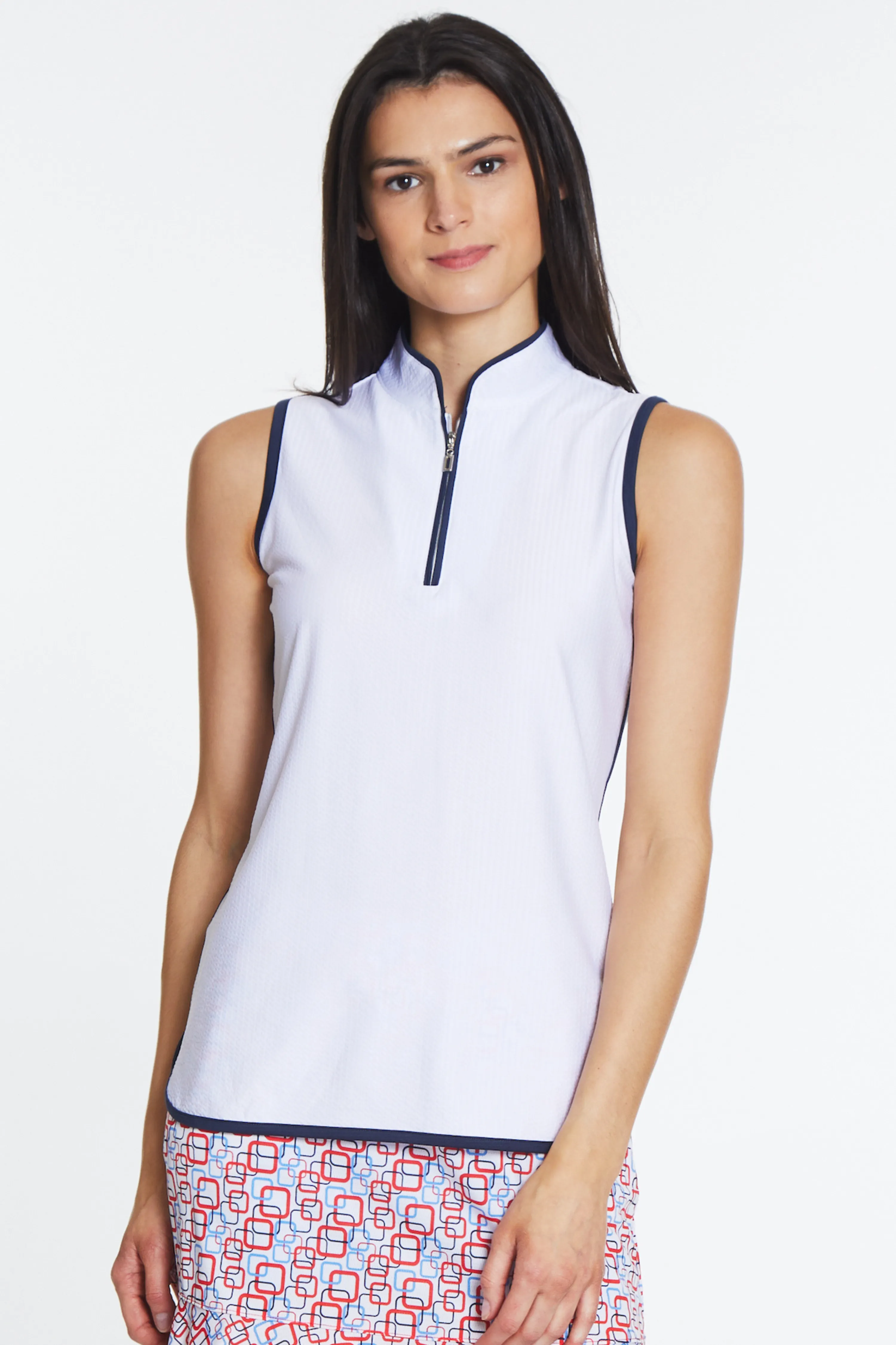 Kennedy Sleeveless Polo sold by Sport Haley