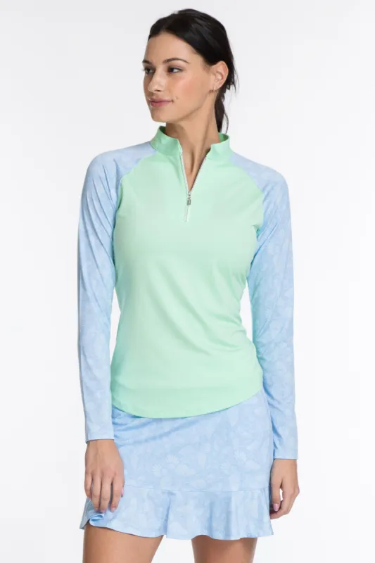 Morpho Long Sleeve Polo sold by Sport Haley