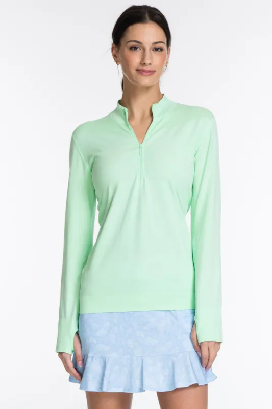 VENTURA DEEP ZIP MOCK sold by Sport Haley