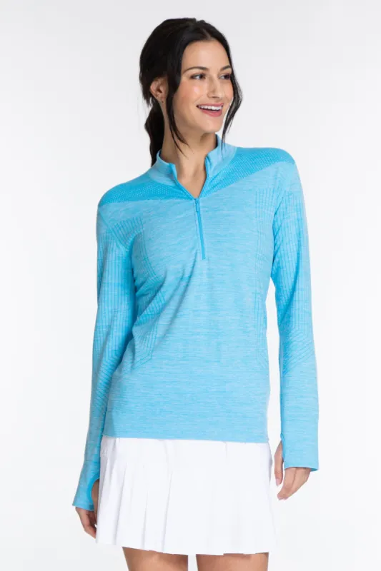 VENTURA DEEP ZIP MOCK sold by Sport Haley