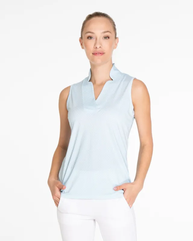 Aster Sleeveless Polo sold by Sport Haley