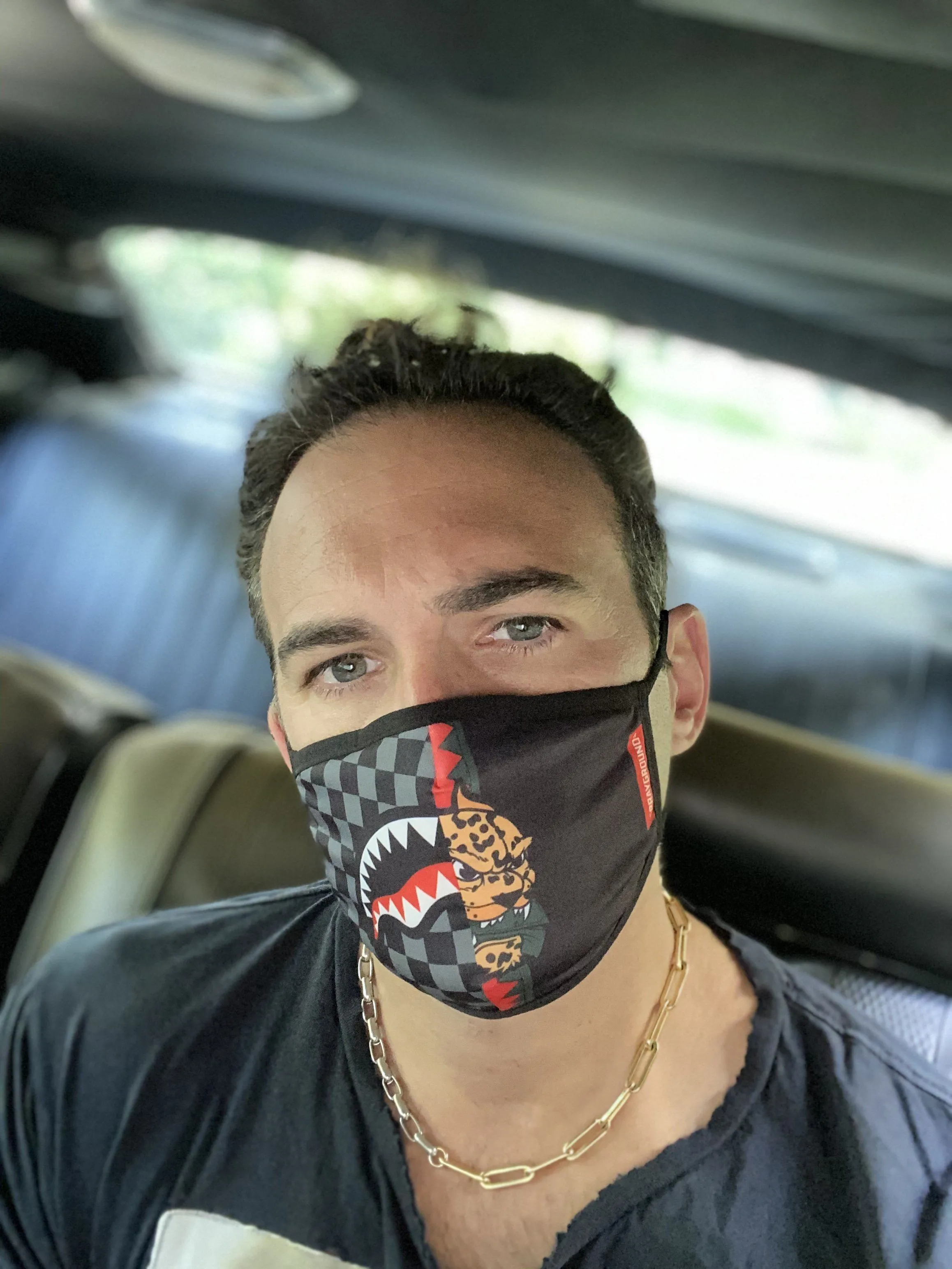 ADULT SPUCCI SPLIT FORM-FITTING FACE MASK sold by Sprayground product image thumbnail 3