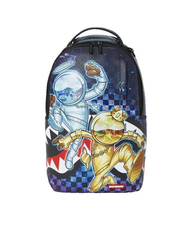 WE OUT HERE BACKPACK (DLXV) sold by Sprayground