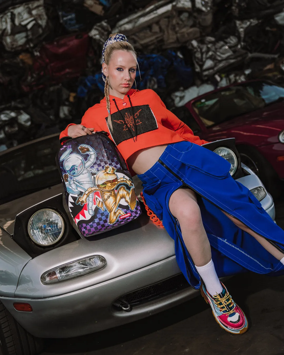 WE OUT HERE BACKPACK (DLXV) sold by Sprayground product image thumbnail 2