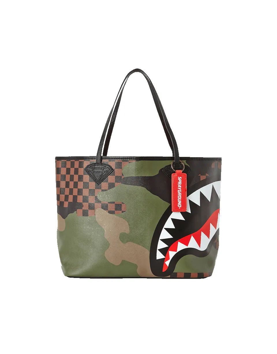 SHARKS IN PARIS (CAMO EDITION) TOTE sold by Sprayground product image thumbnail 3