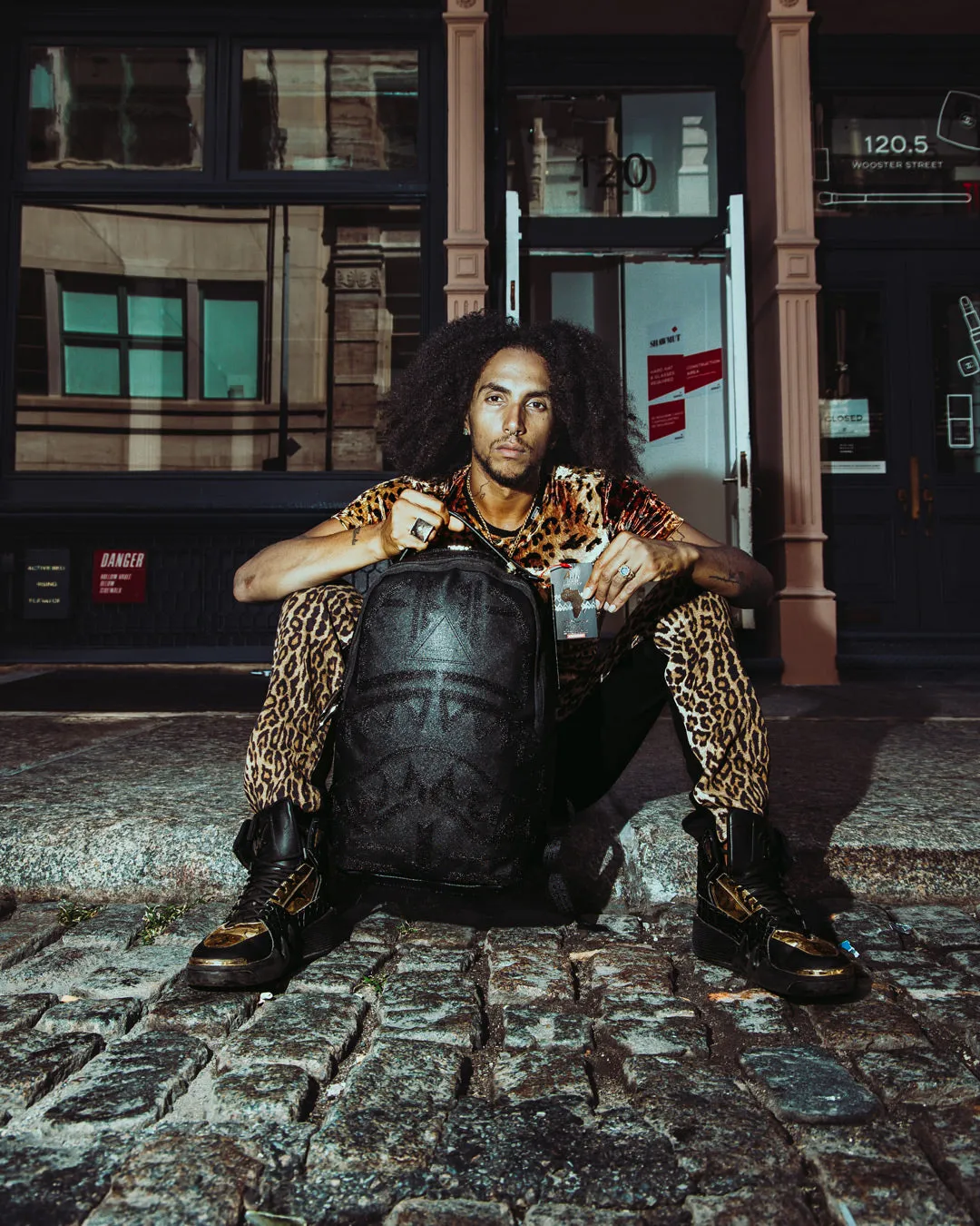 AFRICAN INTELLIGENCE 9 APEX GENIUS BACKPACK - SANDFLOWER COLLAB sold by Sprayground product image thumbnail 4