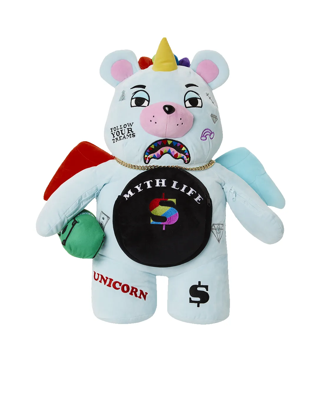 MYTH LIFE MONEYBEAR TEDDYBEAR BACKPACK sold by Sprayground
