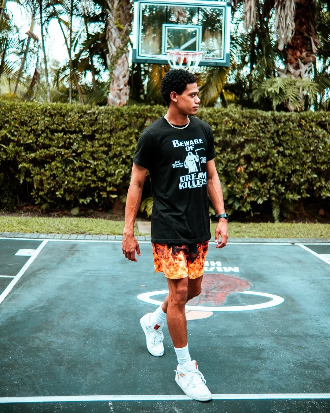 CAMO FIRE SHOTO SWIM TRUNKS sold by Sprayground product image thumbnail 4