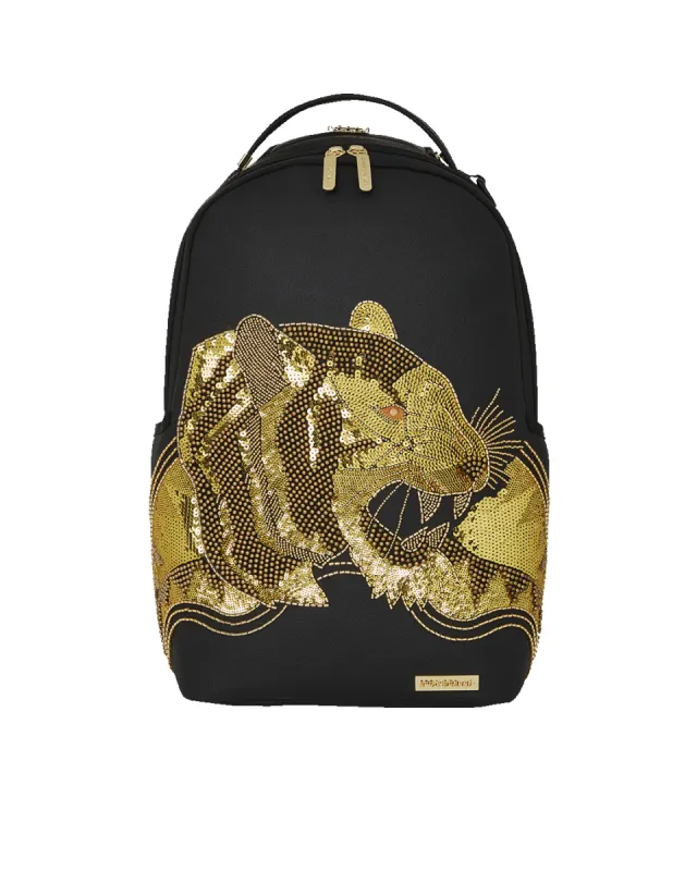 A.I.8 AFRICAN INTELLIGENCE GUILDED LEOPARD BACKPACK (DLXV) sold by Sprayground