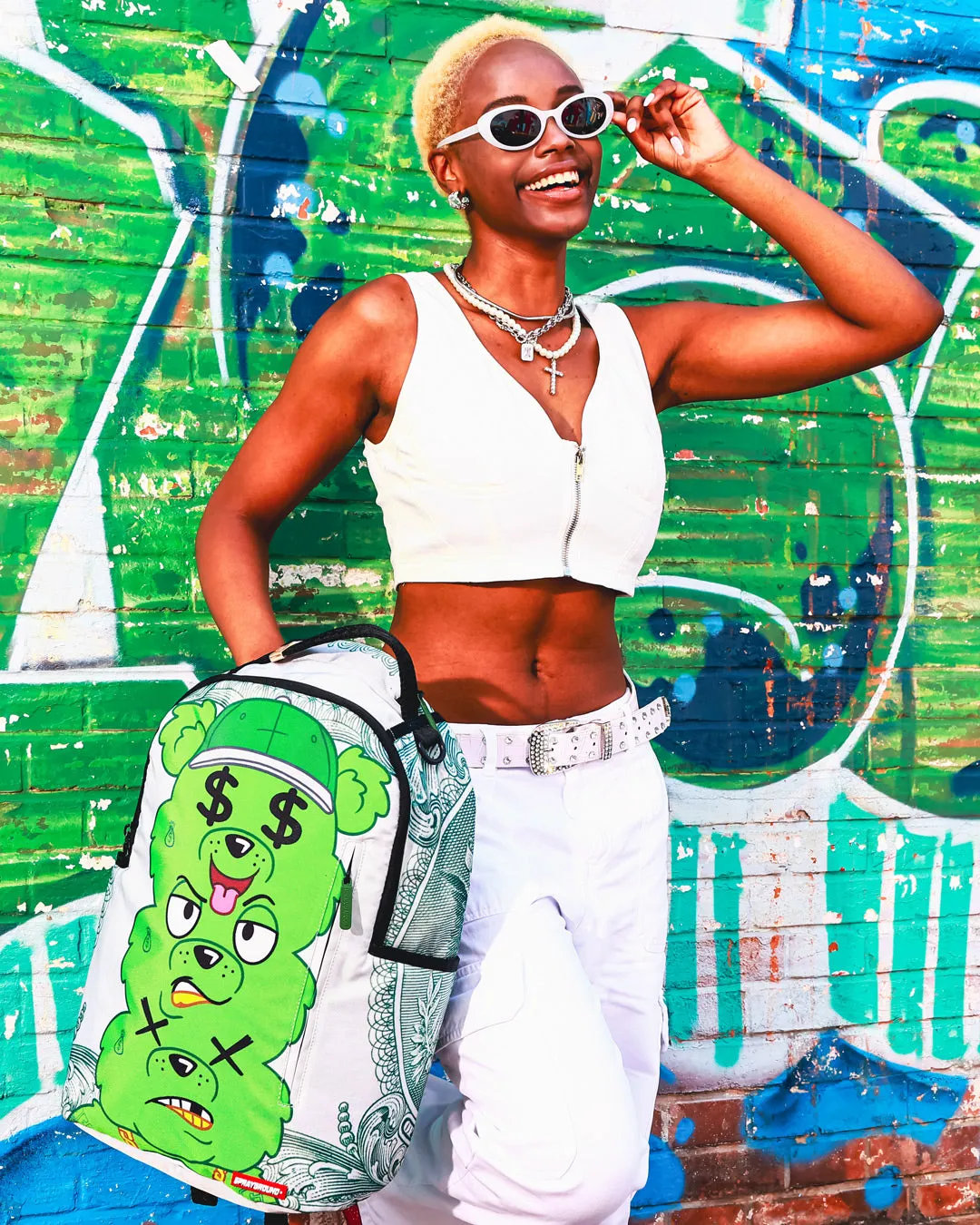 MONEYBEAR SEEING TRIPLE BACKPACK sold by Sprayground product image thumbnail 2