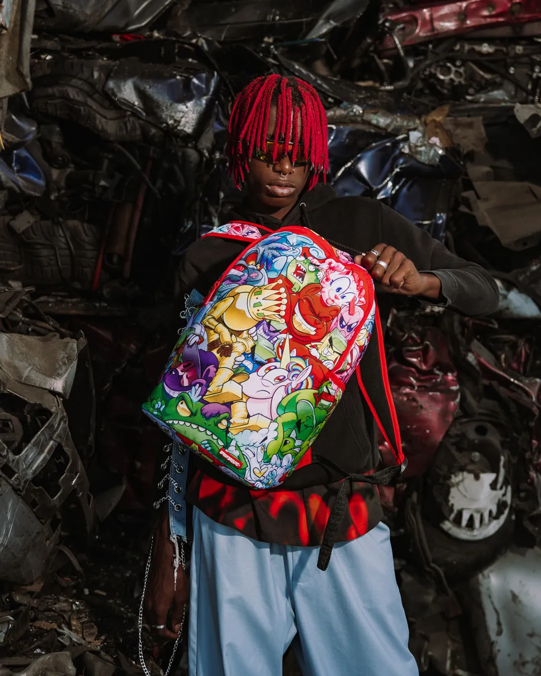 SMASHED SPRAYGROUNDERS BACKPACK sold by Sprayground product image thumbnail 2