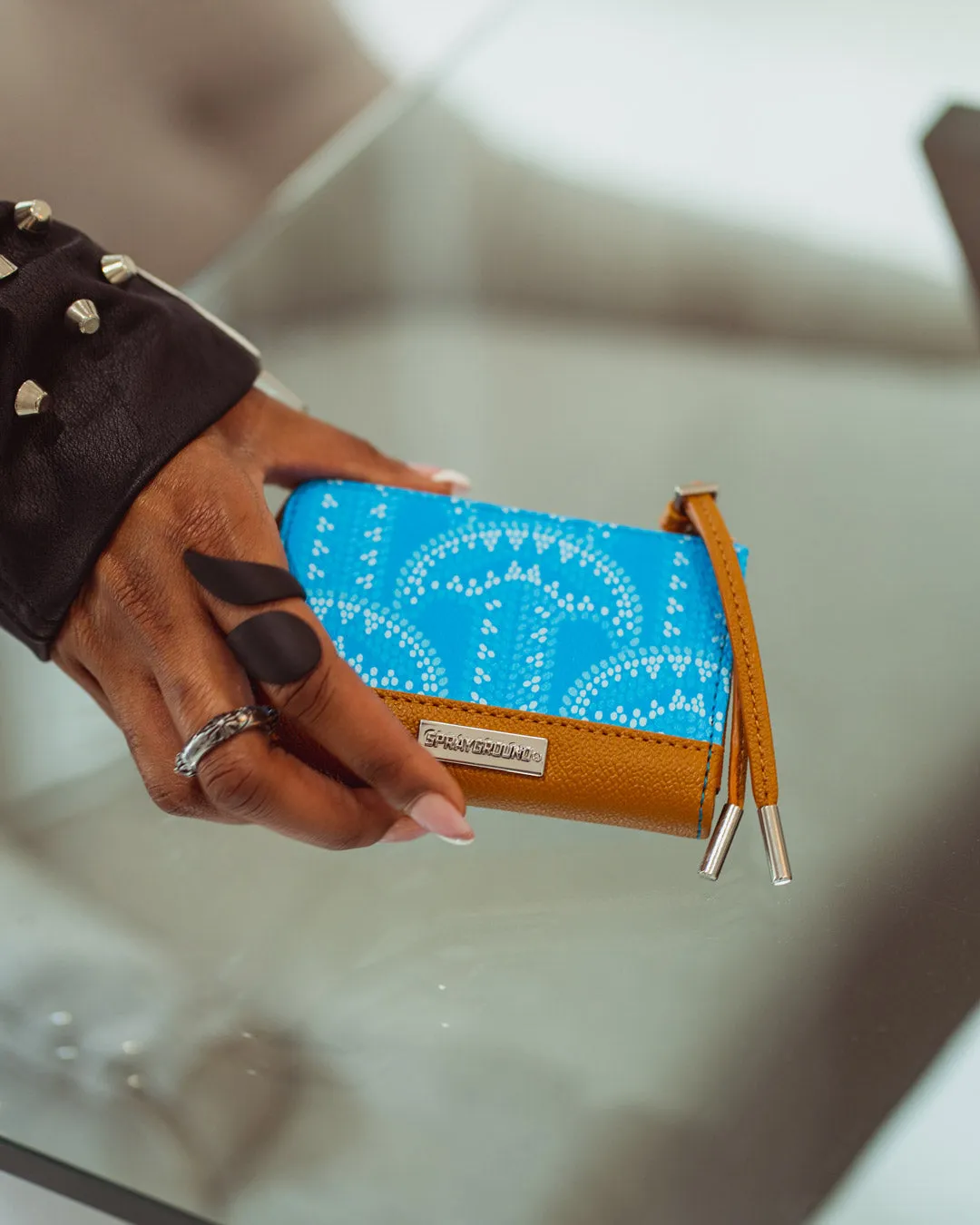 ILLUCHAINS TURQ WALLET sold by Sprayground product image thumbnail 2