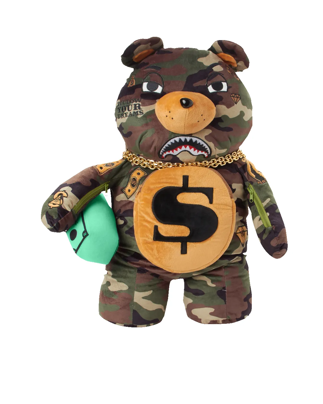 MONEYBEAR TEDDY BEAR BACKPACK sold by Sprayground
