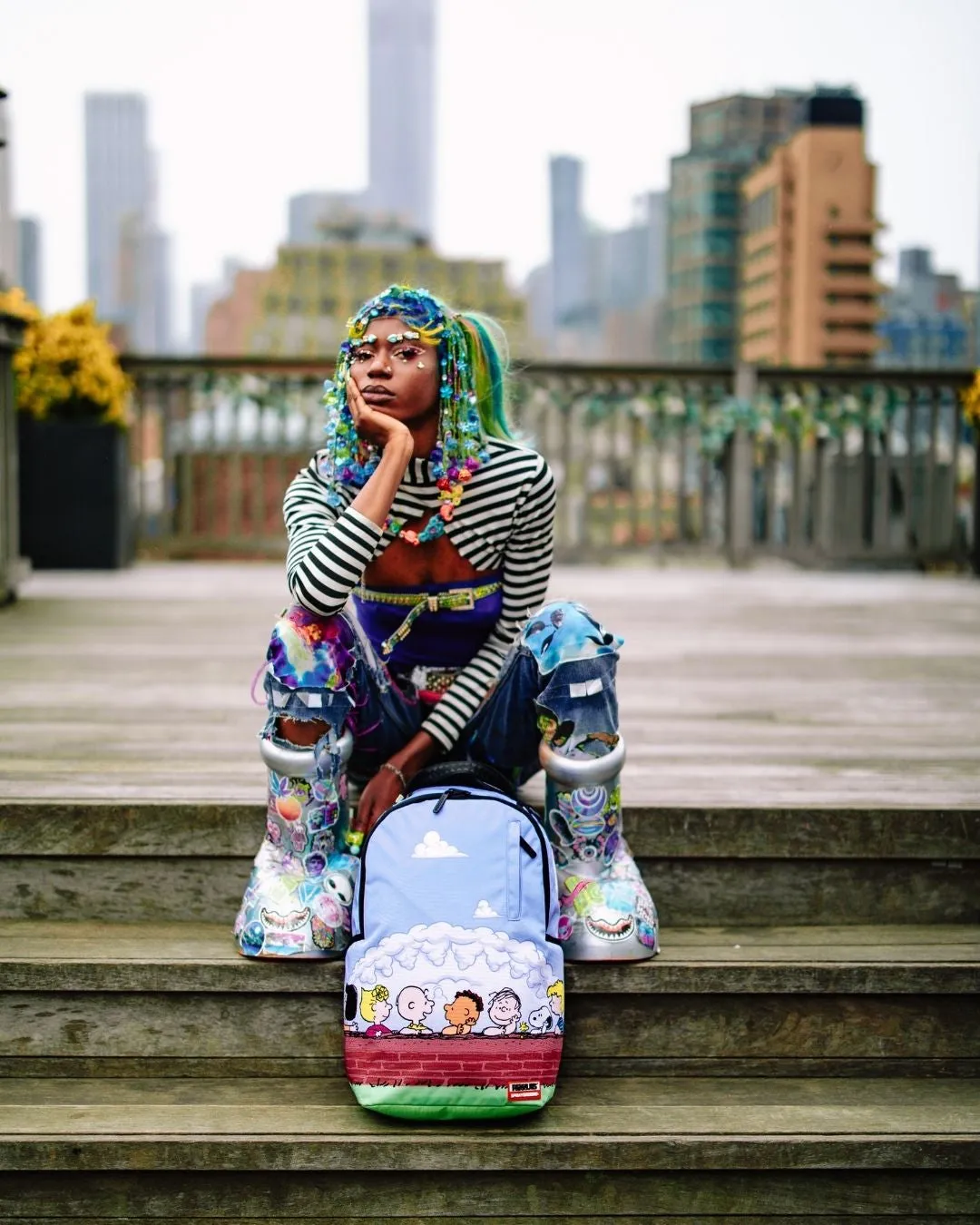 PEANUTS FAM DLXSR BACKPACK sold by Sprayground product image thumbnail 2