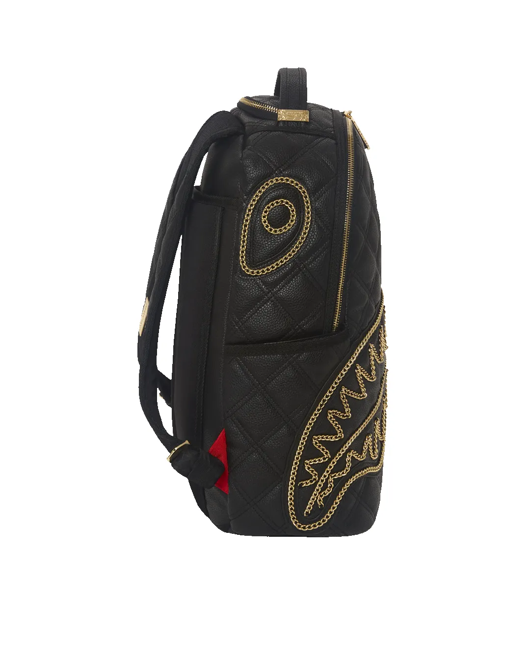 NOIR QUILT GOLD CHAIN SHARK BACKPACK (DLXV) sold by Sprayground product image thumbnail 5