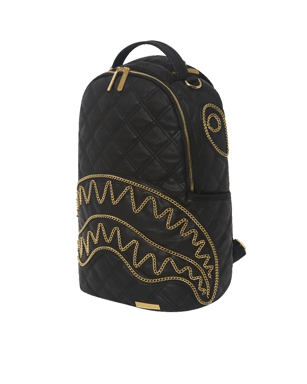 NOIR QUILT GOLD CHAIN SHARK BACKPACK (DLXV) sold by Sprayground product image thumbnail 3