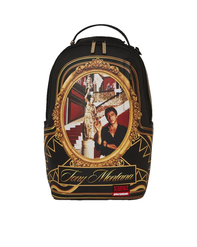 SCARFACE STAIRCASE BACKPACK (DLXV) sold by Sprayground
