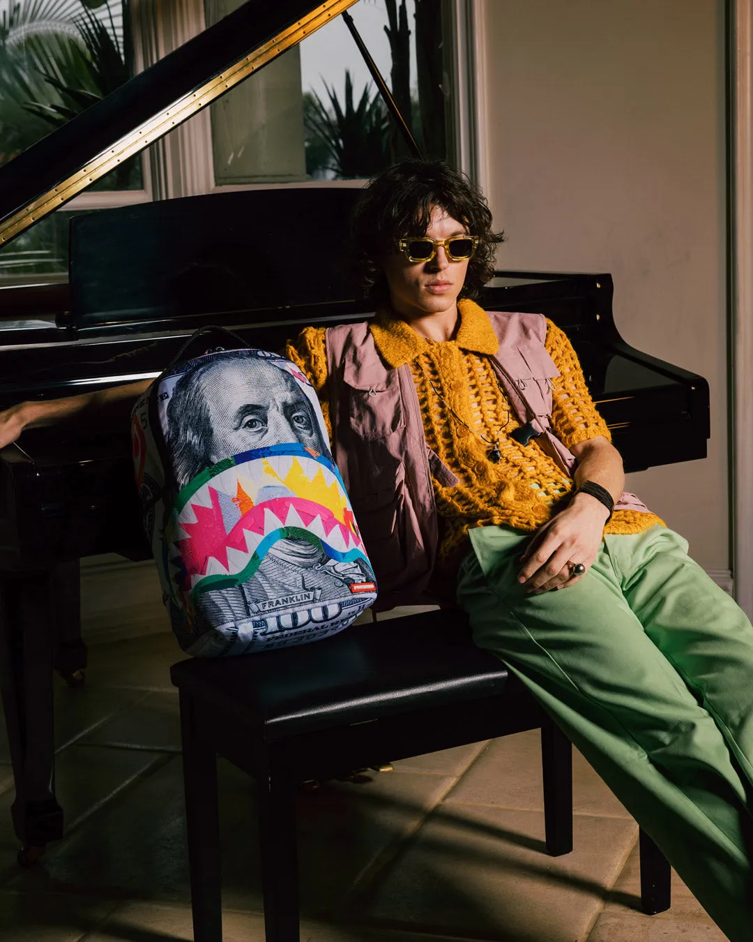 I PAINT ON MONEY DLXSR BACKPACK sold by Sprayground product image thumbnail 4