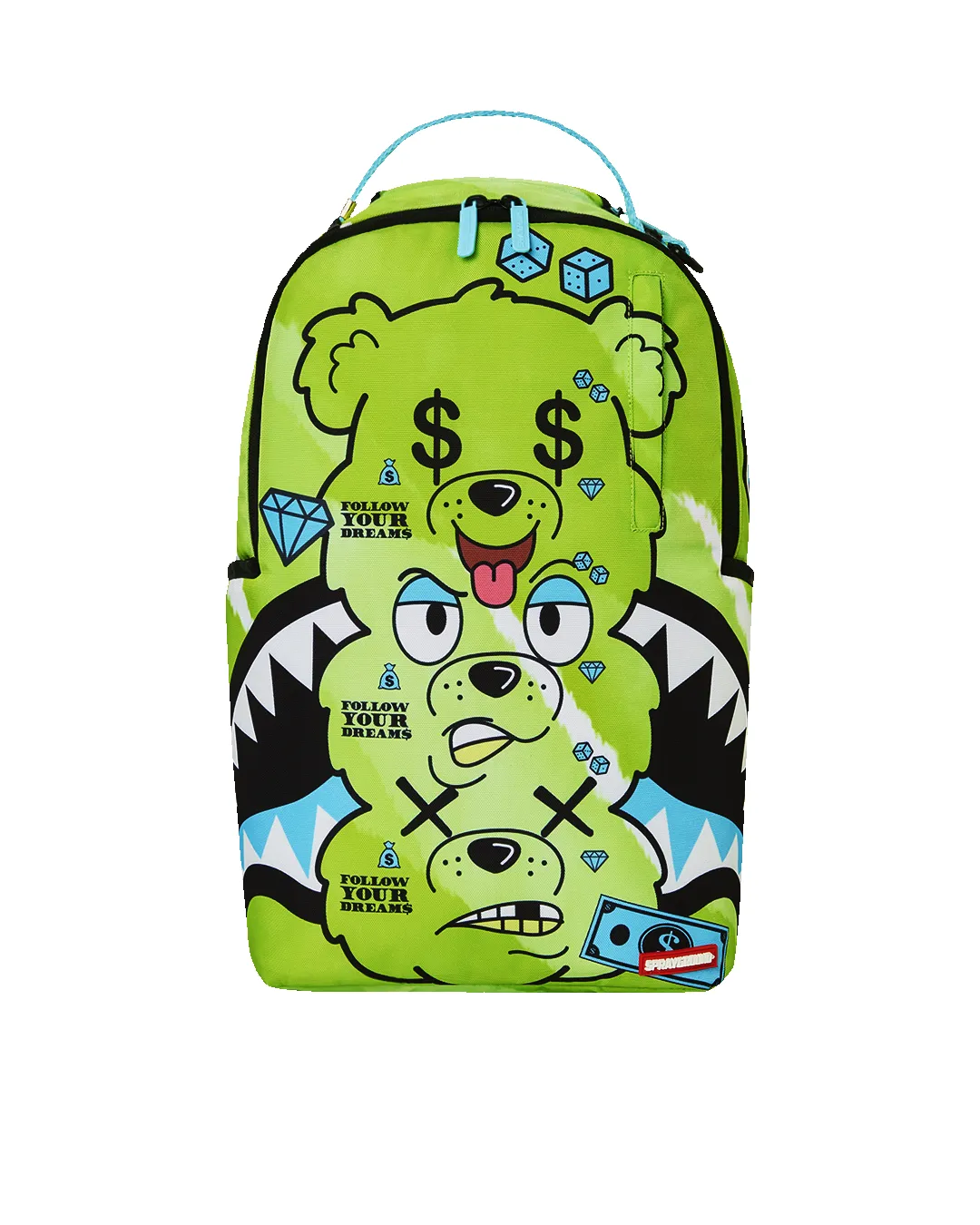 MONEY BEAR SEEING TRIPLE DLXSR BACKPACK sold by Sprayground