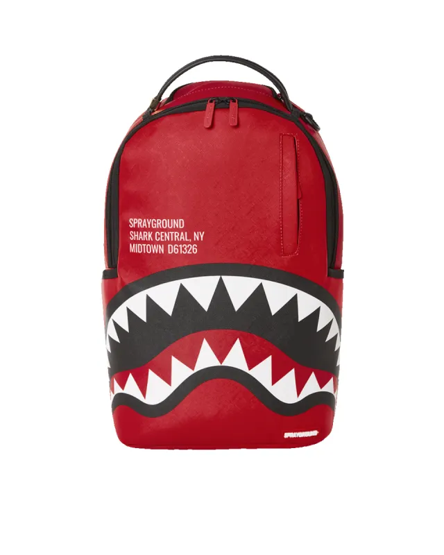 SHARK CENTRAL (RED) (DLXV) sold by Sprayground