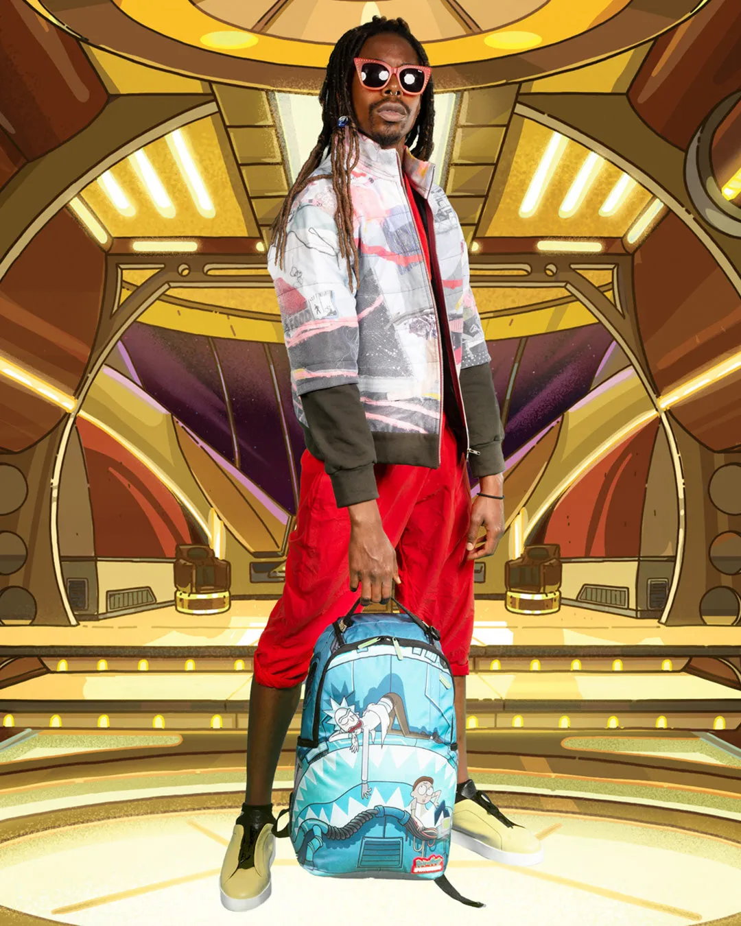 RICK & MORTY NAPSACK BACKPACK (DLXR) sold by Sprayground product image thumbnail 2