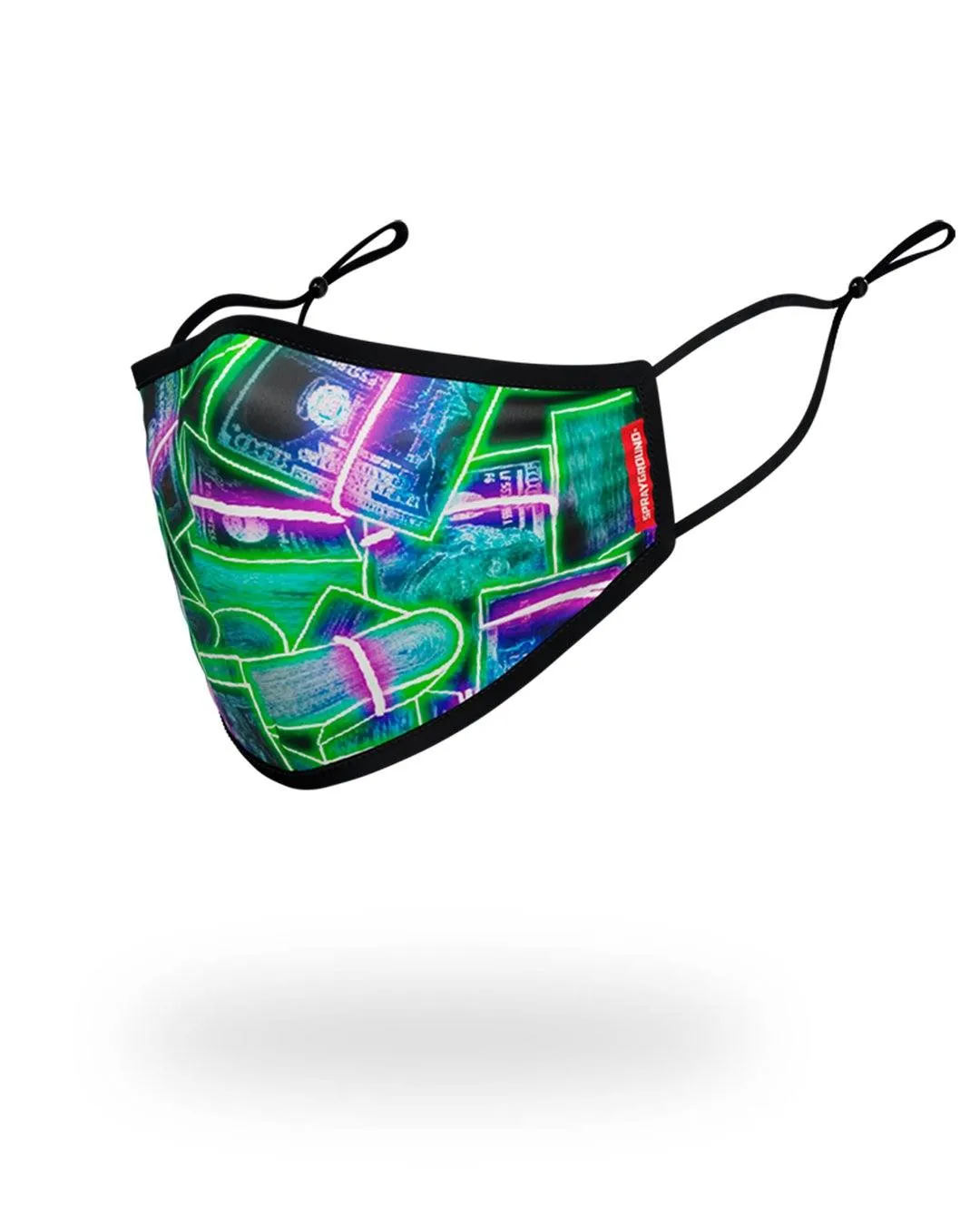 ADULT NEON MONEY FORM FITTING FACE MASK sold by Sprayground product image thumbnail 2