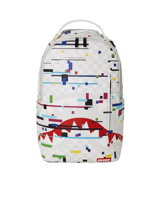 SHARKS IN PARIS GLITCH RIDER BACKPACK (DLXV) sold by Sprayground