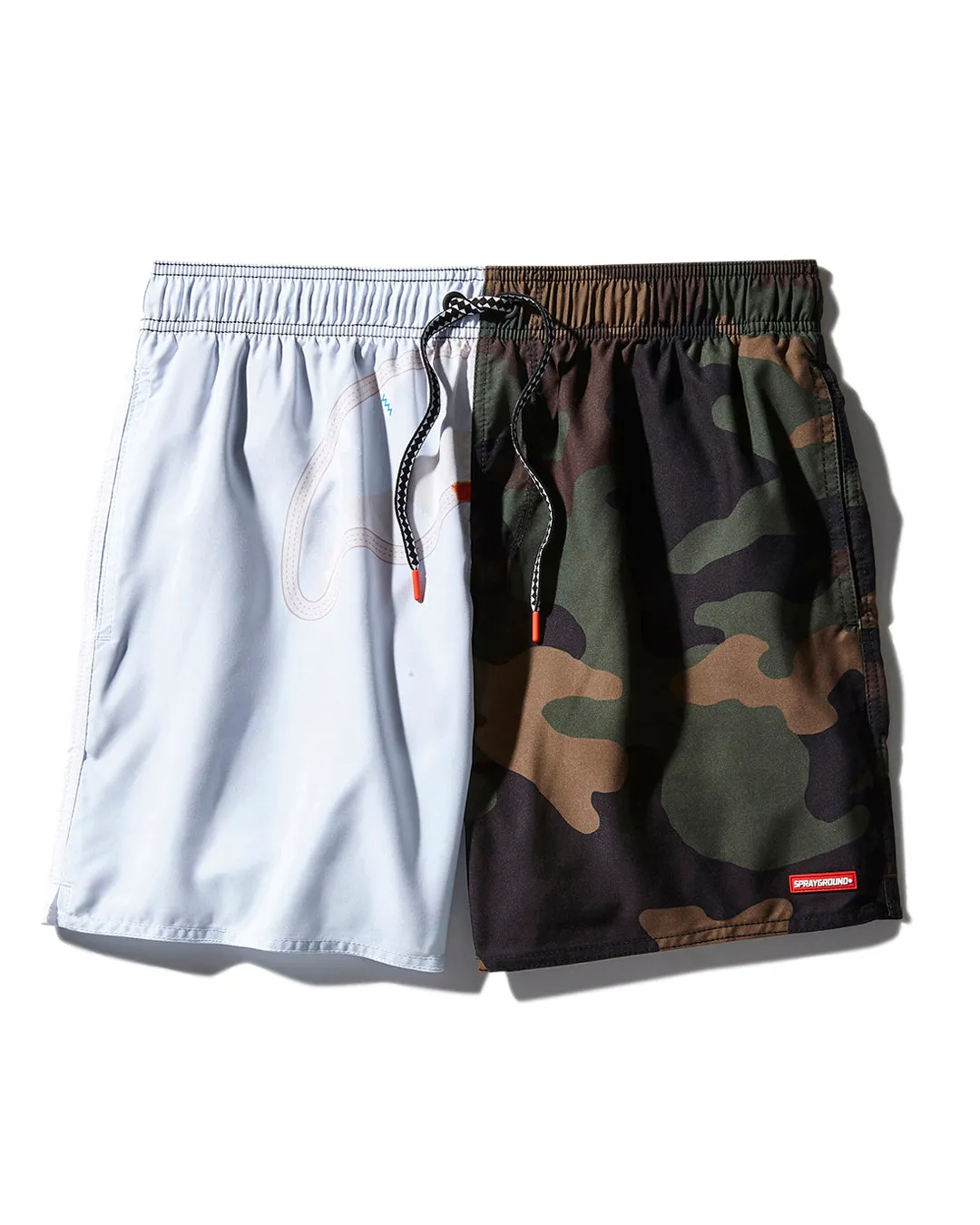 SPLIT BITE CAMO SHOTO SWIM TRUNKS sold by Sprayground