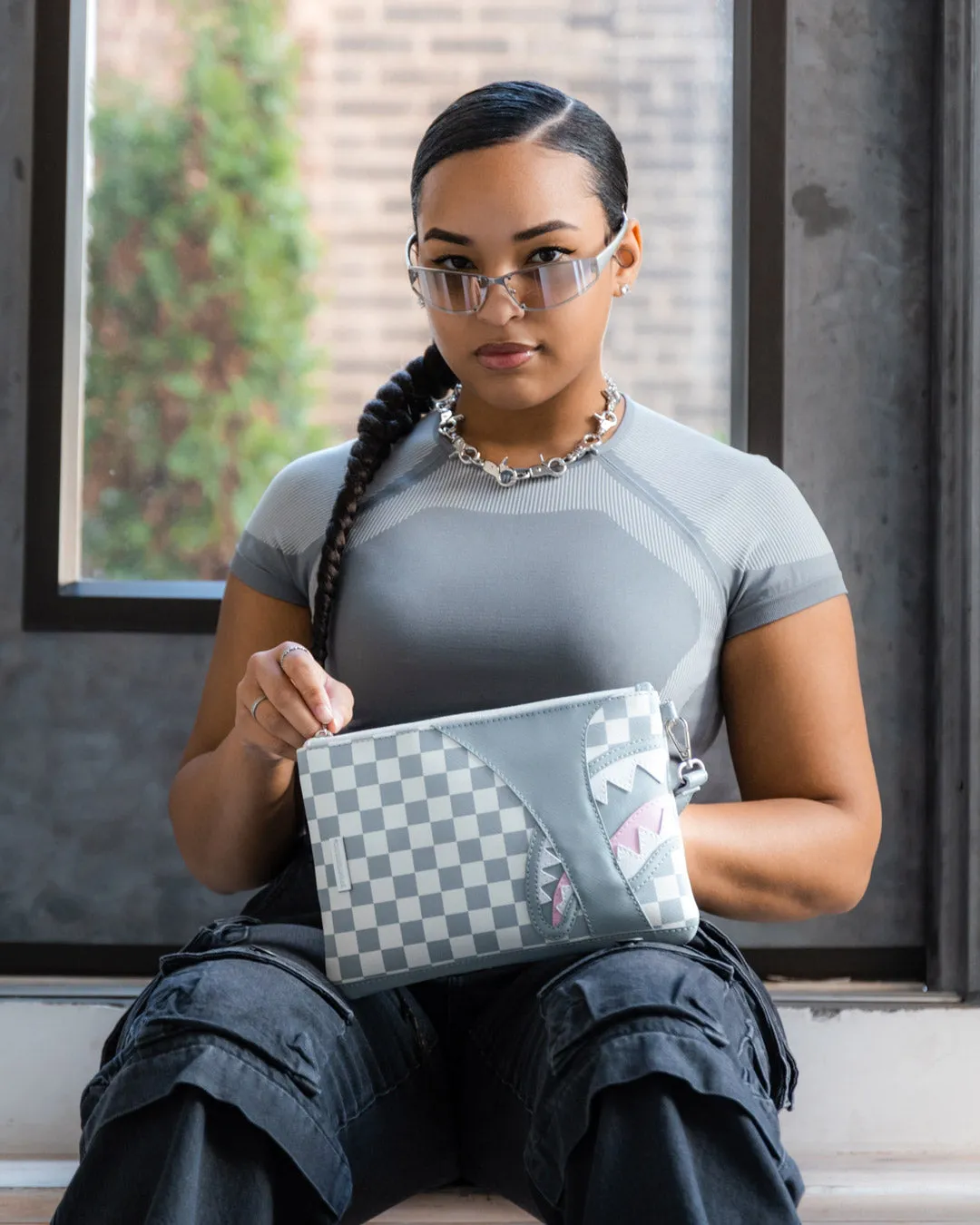 AIR TO THE THRONE JETSET CROSSOVER CLUTCH sold by Sprayground product image thumbnail 4