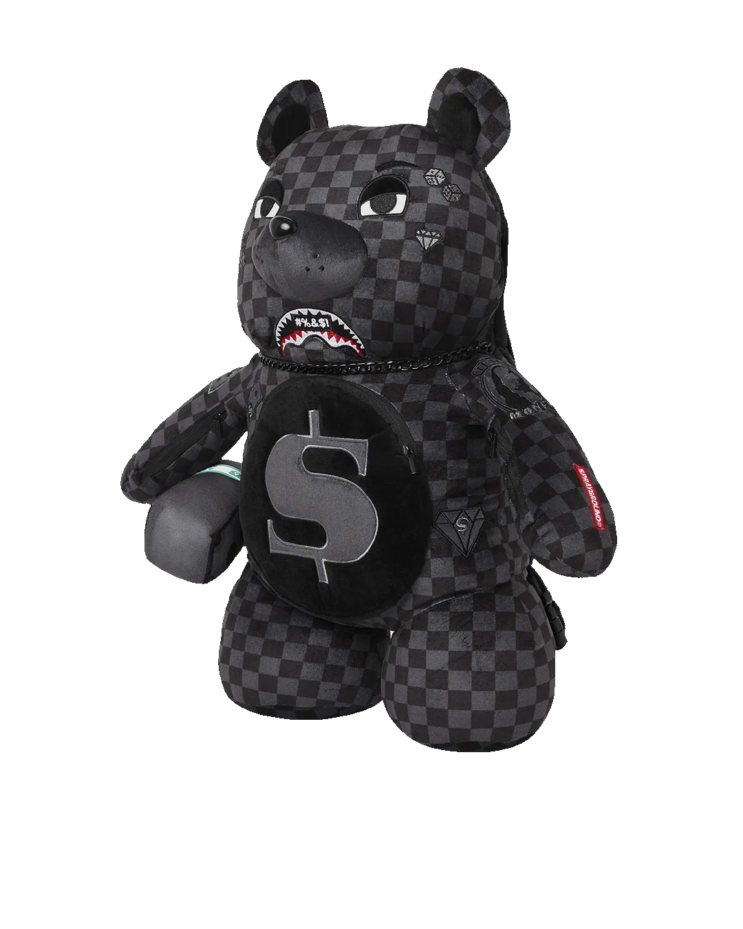 'WHAT THE BEEP' SHARK MONEYBEAR TEDDYBEAR BACKPACK sold by Sprayground product image thumbnail 5