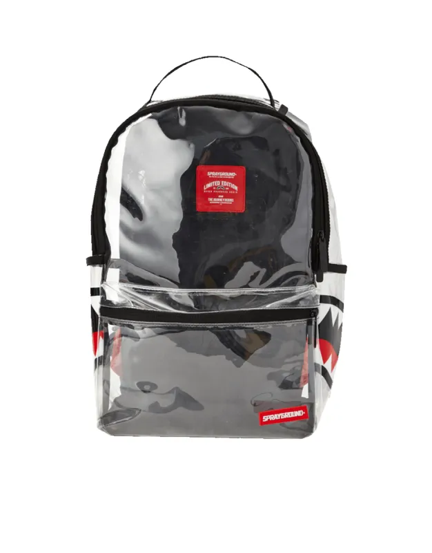 20/20 VISION DOUBLE CARGO SIDE SHARK CLEAR BACKPACK sold by Sprayground