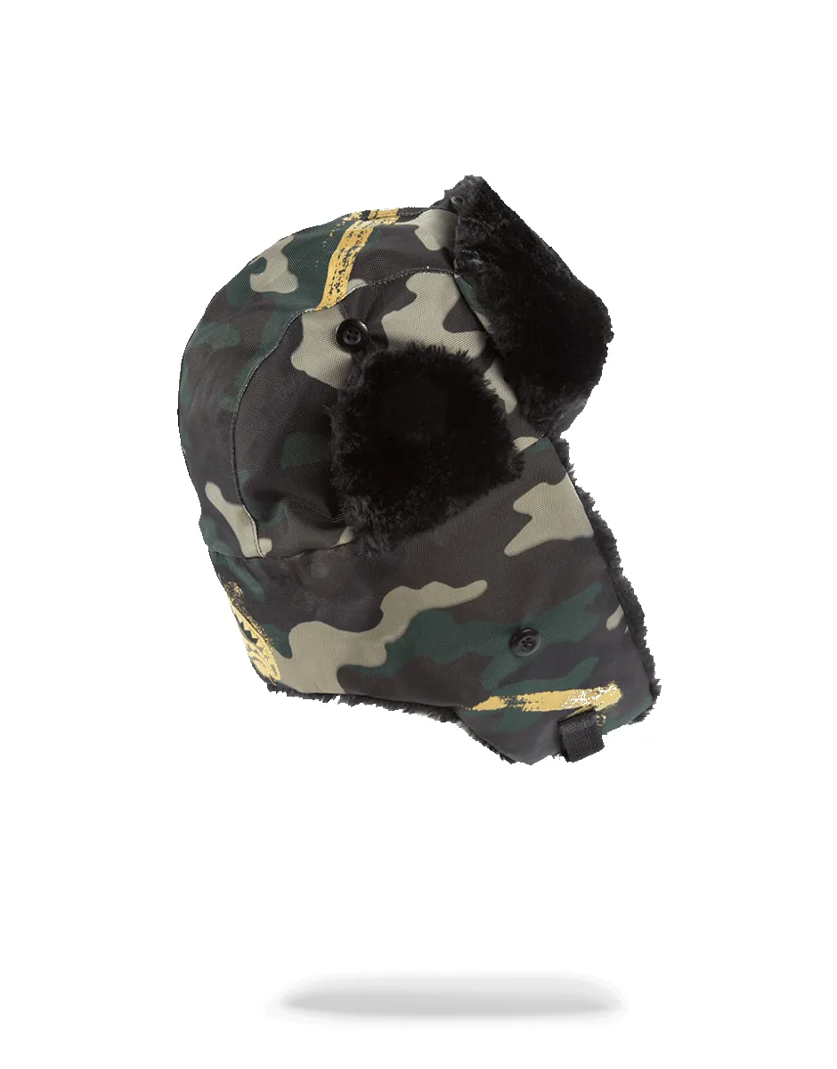 GOLD STENCIL CAMO AVIATOR HAT sold by Sprayground product image thumbnail 3
