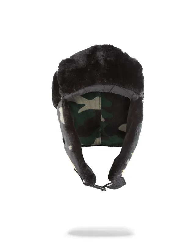 GOLD STENCIL CAMO AVIATOR HAT sold by Sprayground