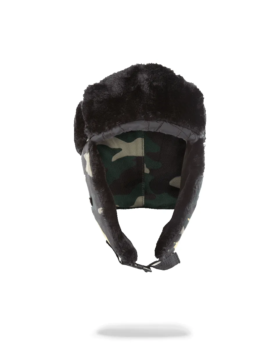 GOLD STENCIL CAMO AVIATOR HAT sold by Sprayground