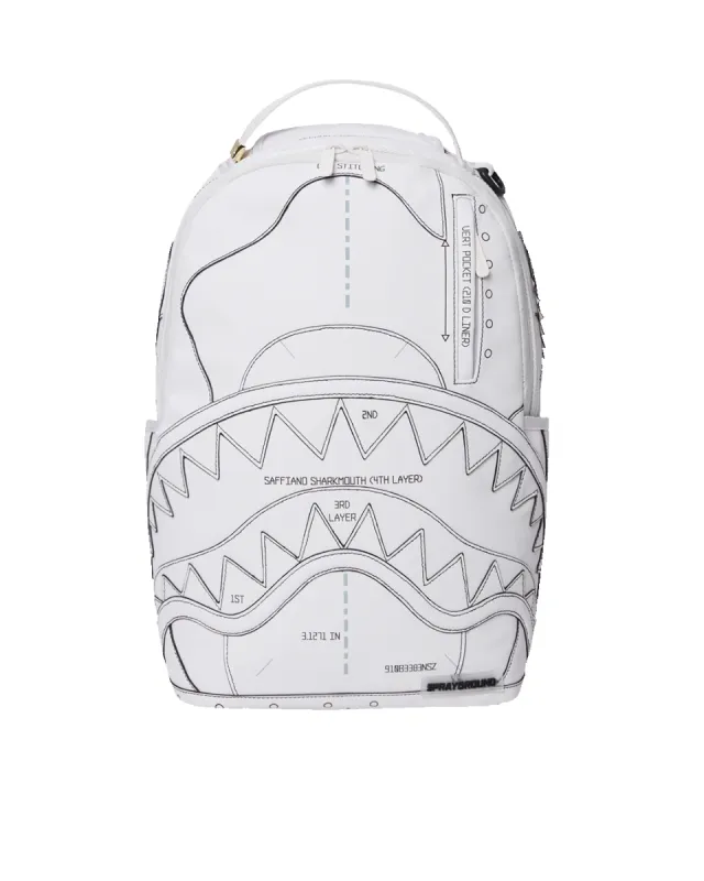 TECHNICAL CUT & SHARK BACKPACK (DLXV) sold by Sprayground
