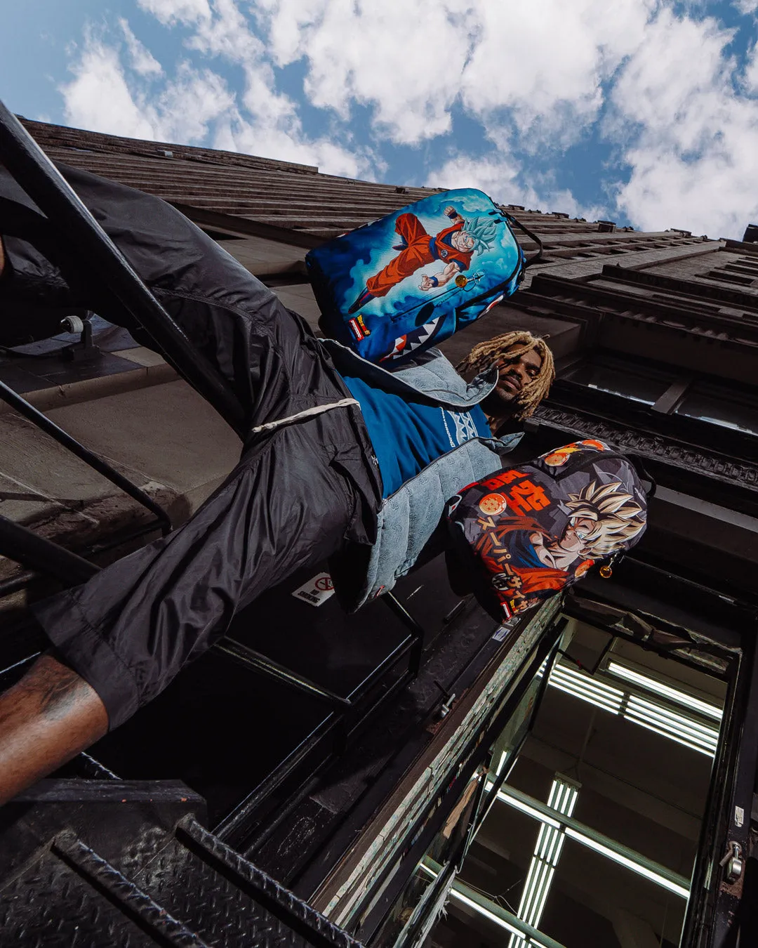 DRAGON BALL SUPER GOKU KAMEHAMEHA DLXSR BACKPACK sold by Sprayground product image thumbnail 4