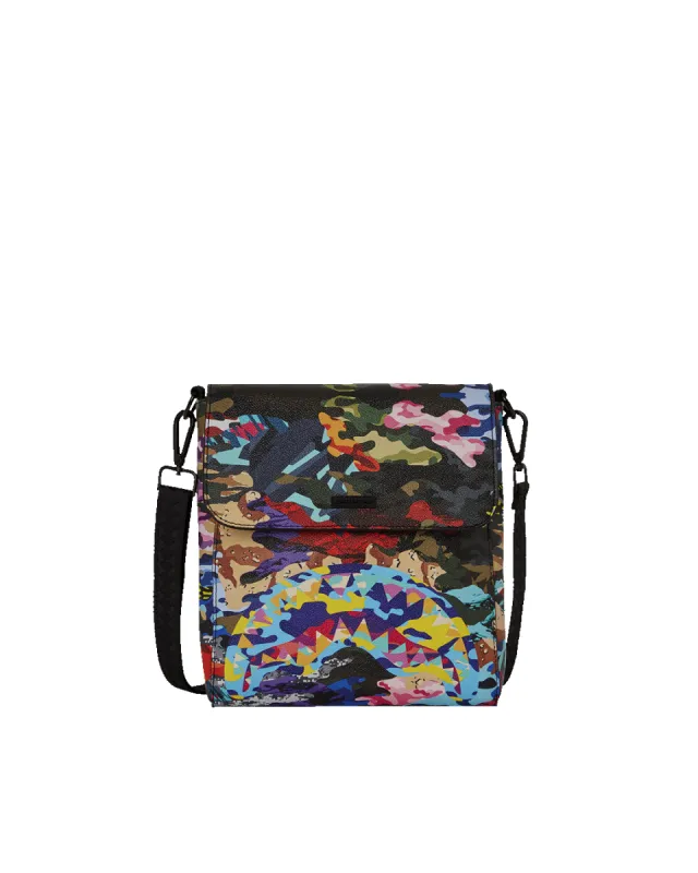 SLICED AND DICED CAMO MESSENGER SLING BAG sold by Sprayground