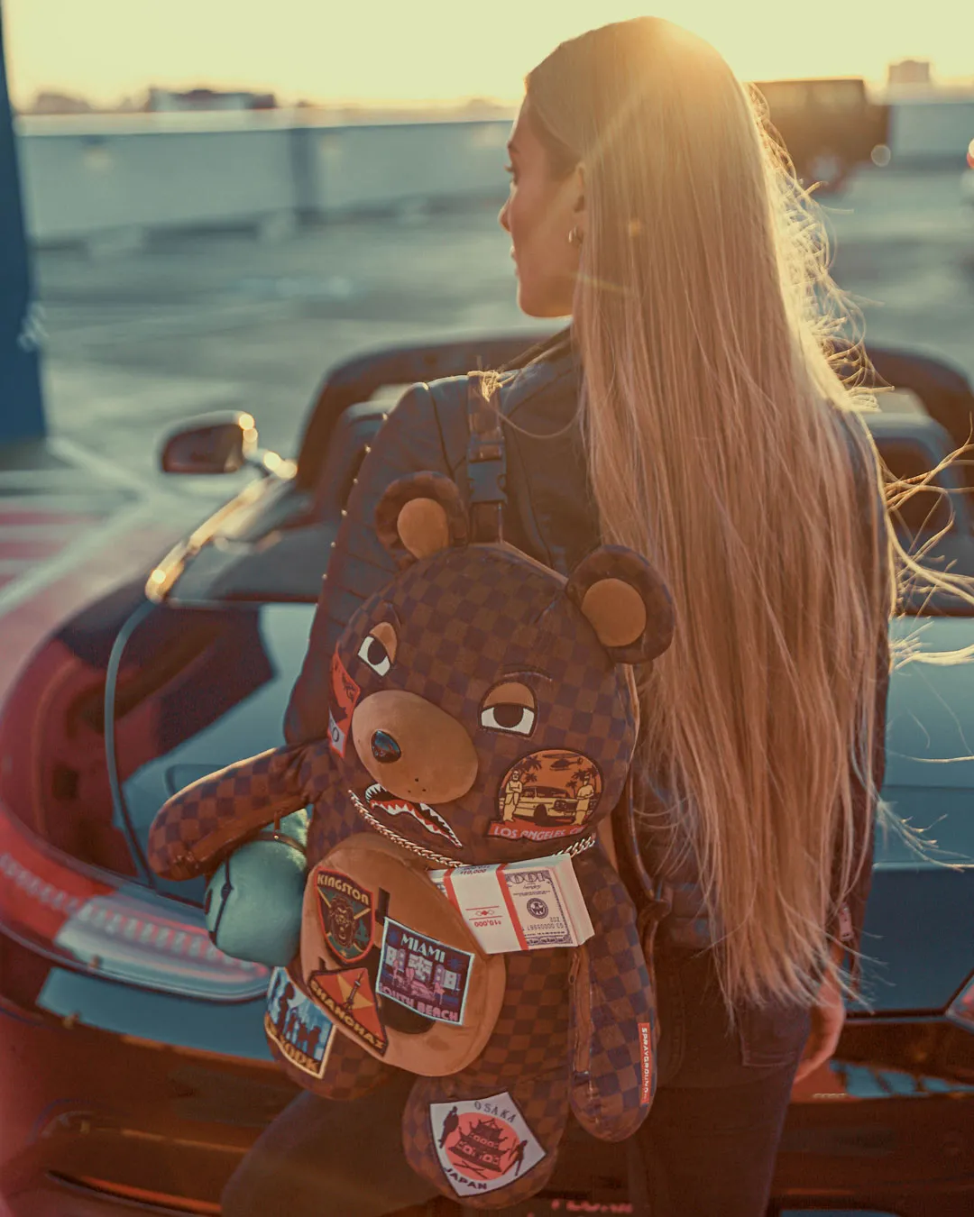 GLOBAL MOGUL MONEYBEAR TEDDYBEAR BACKPACK sold by Sprayground product image thumbnail 4