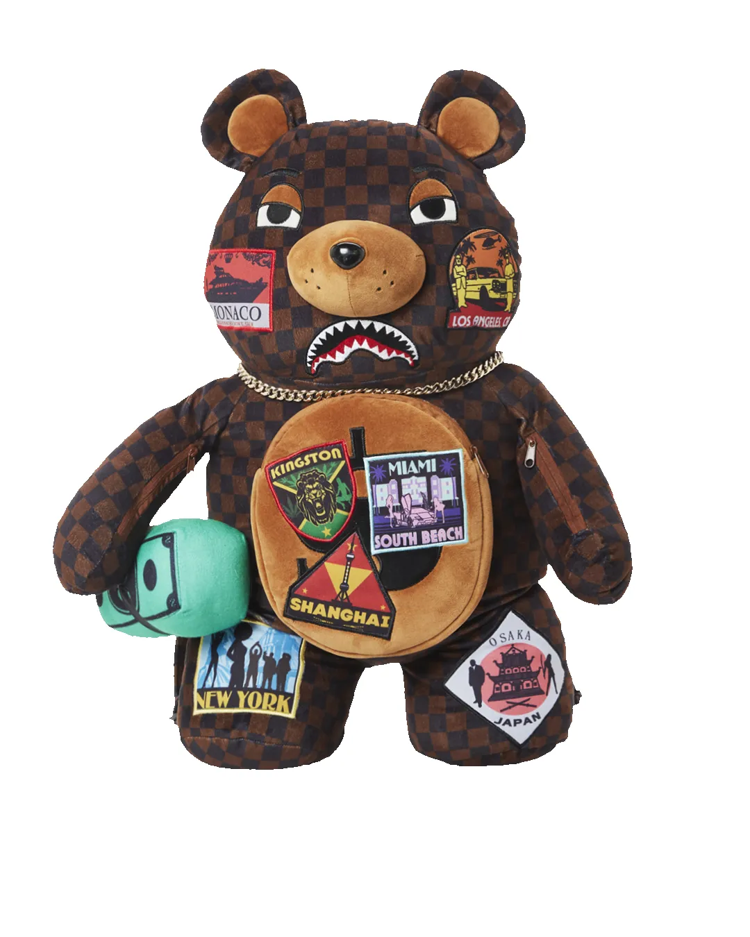 GLOBAL MOGUL MONEYBEAR TEDDYBEAR BACKPACK sold by Sprayground