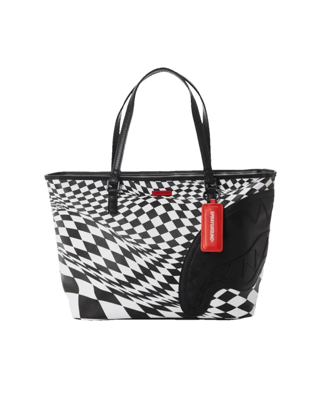 TRIPPY CHECK TOTE sold by Sprayground