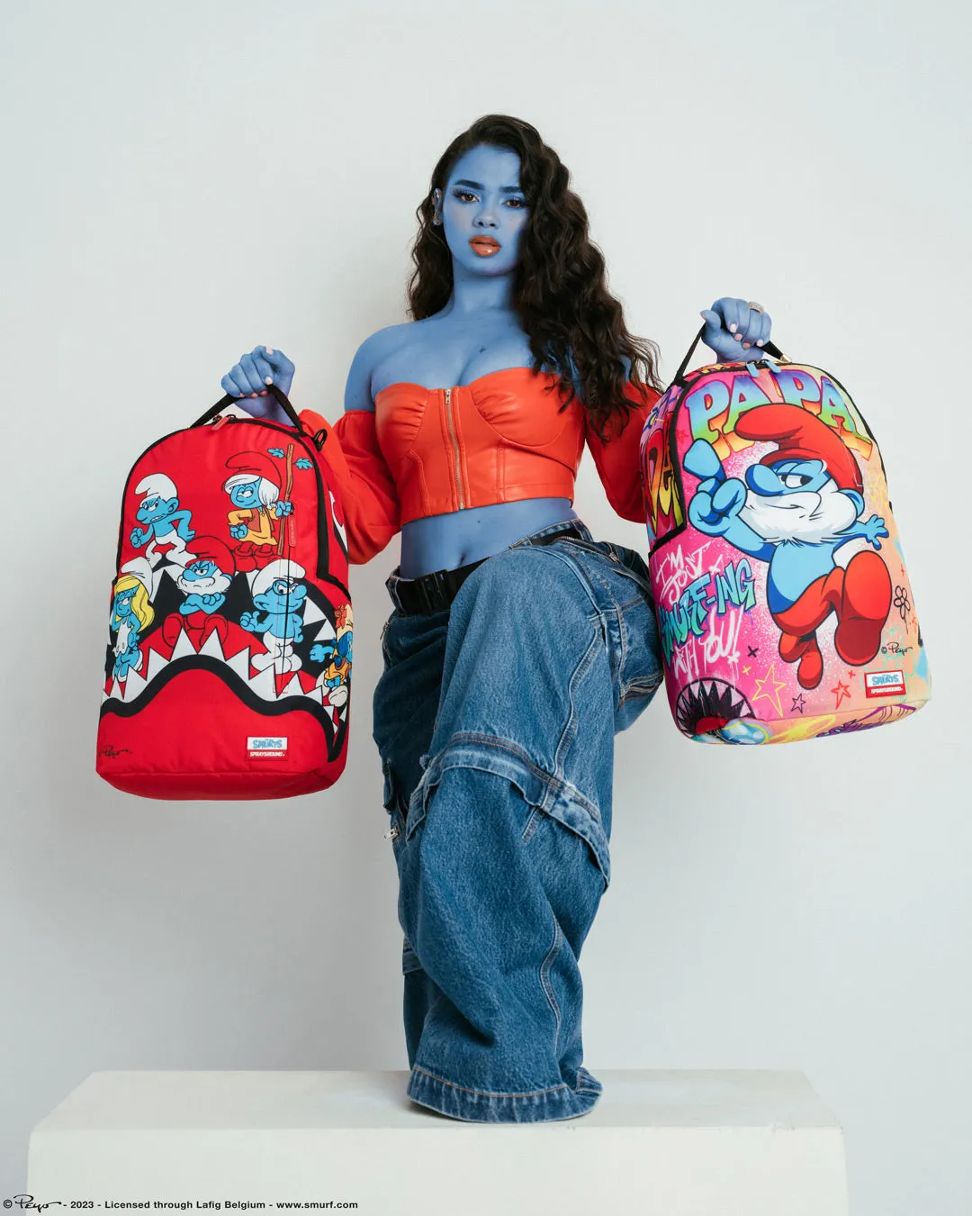 SMURFS SHARK BOUNCE BACKPACK | Parallel