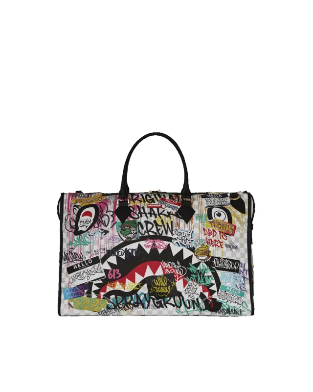 CREATE ANOTHER DAY PYRAMID DUFFLE sold by Sprayground