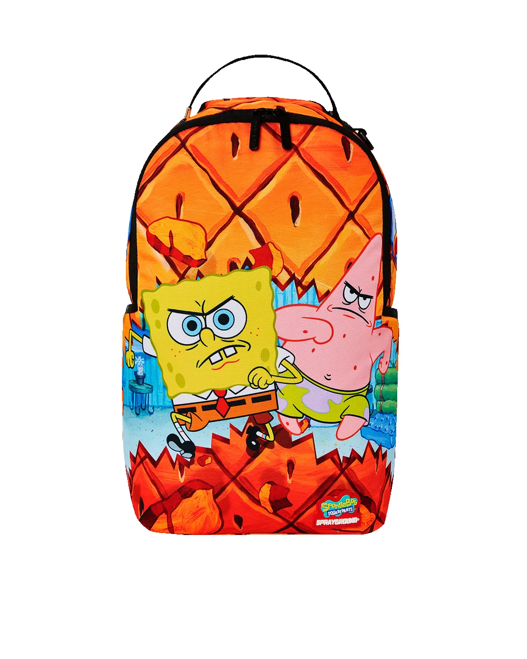 DON'T MESS WITH THE SPONGEBOB DLXSR BACKPACK sold by Sprayground