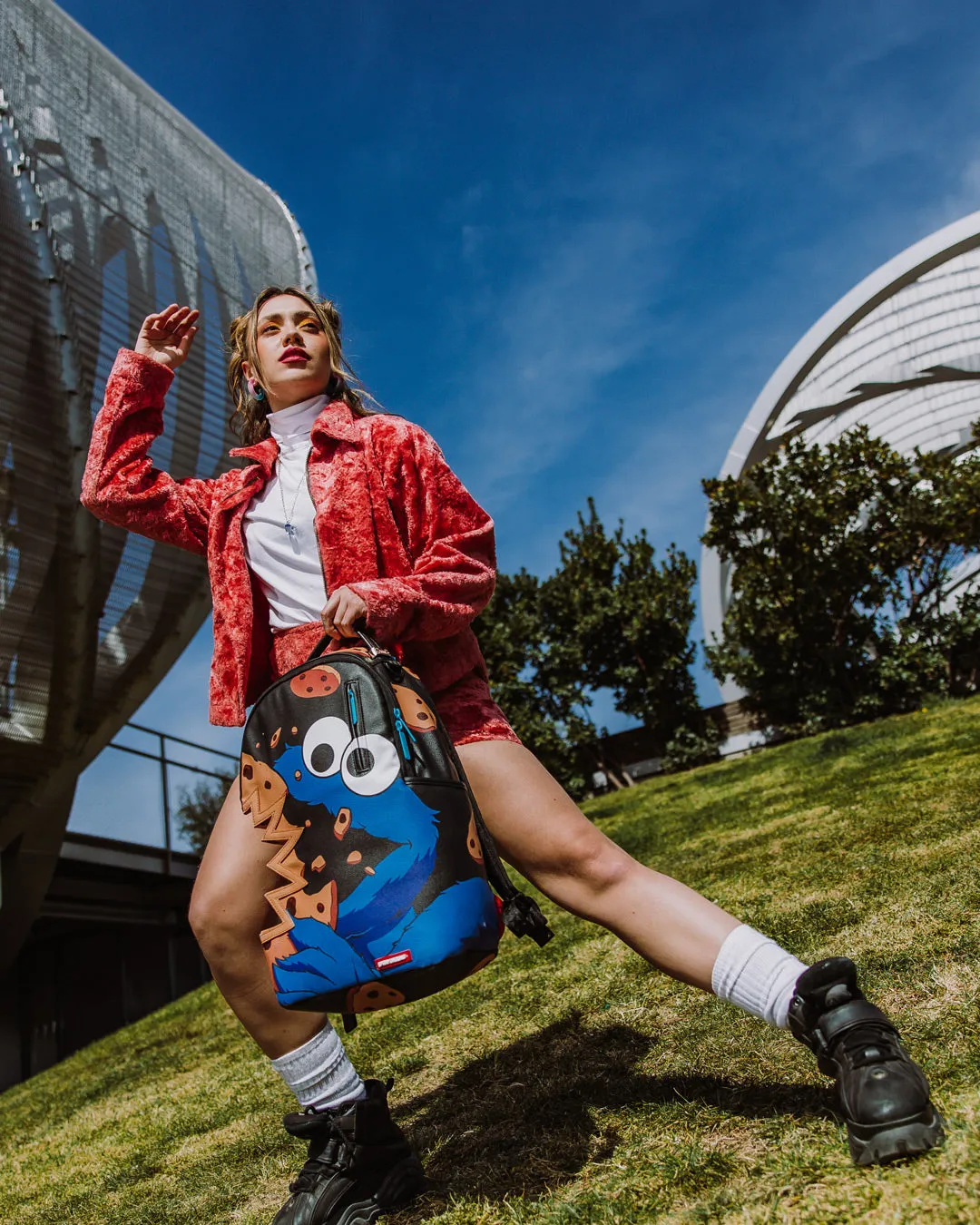 COOKIE MONSTER COOKIE SHARKBITE BACKPACK (DLXV) sold by Sprayground product image thumbnail 2