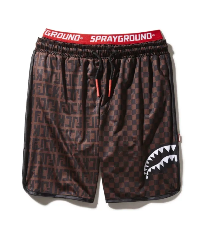 OFFENDED SPLIT THE CHECK CORTO SWIM TRUNKS sold by Sprayground