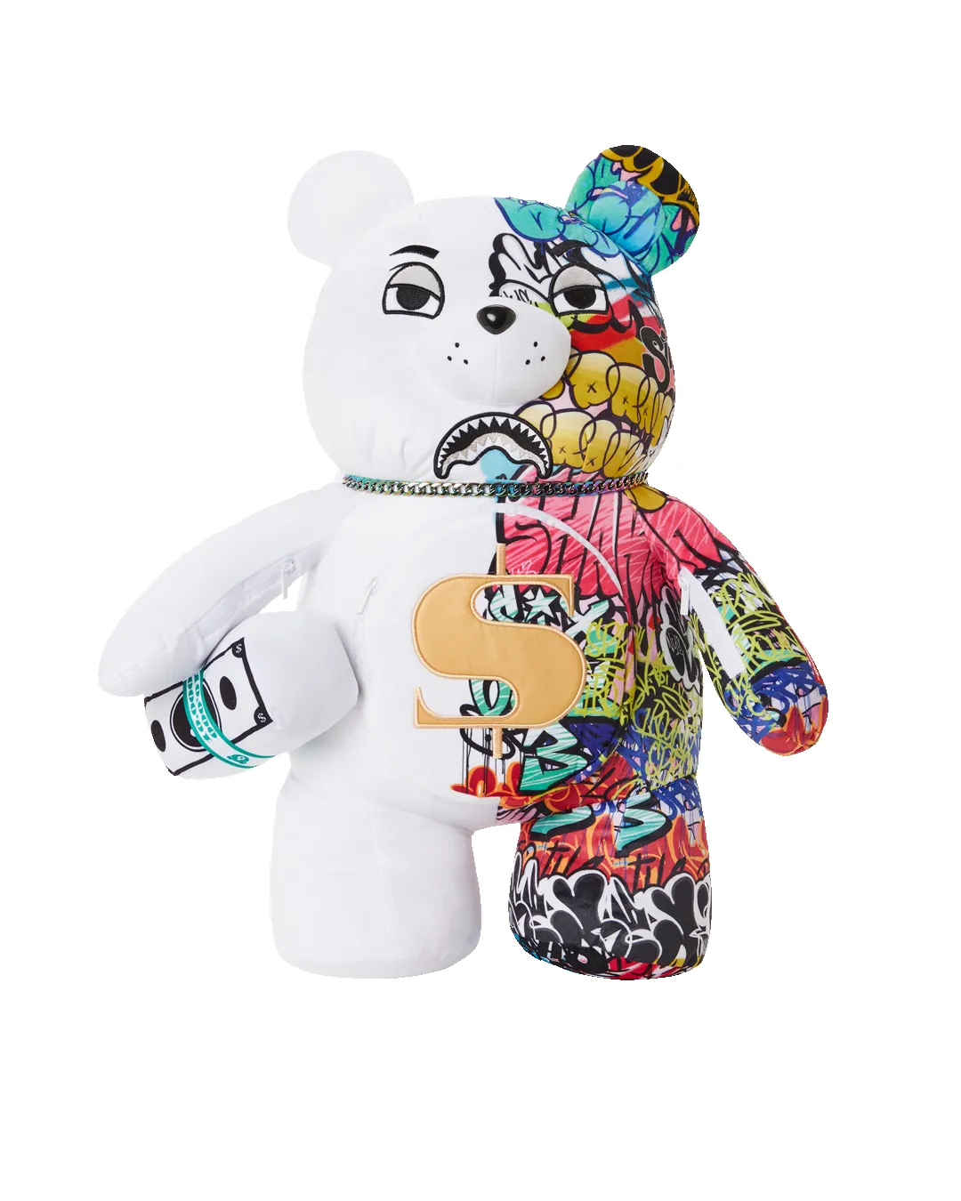 HALF GRAFF MONEYBEAR TEDDYBEAR BACKPACK sold by Sprayground