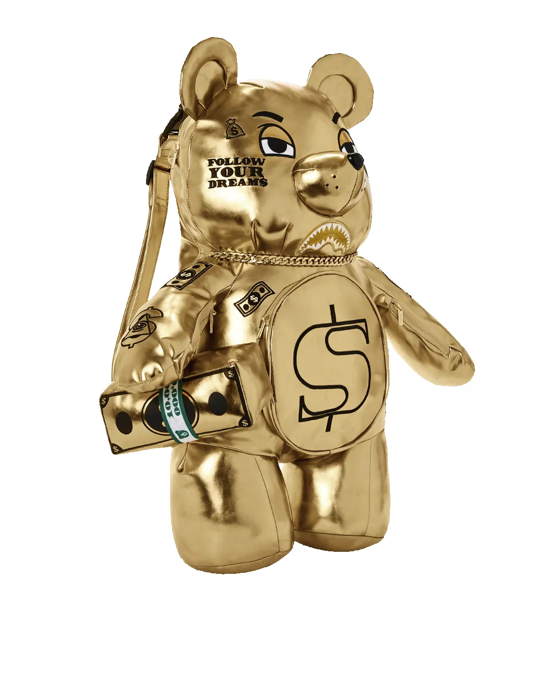 GOLD RUSH MONEYBEAR TEDDYBEAR BACKPACK sold by Sprayground product image thumbnail 3