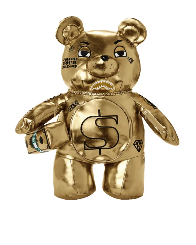 GOLD RUSH MONEYBEAR TEDDYBEAR BACKPACK sold by Sprayground
