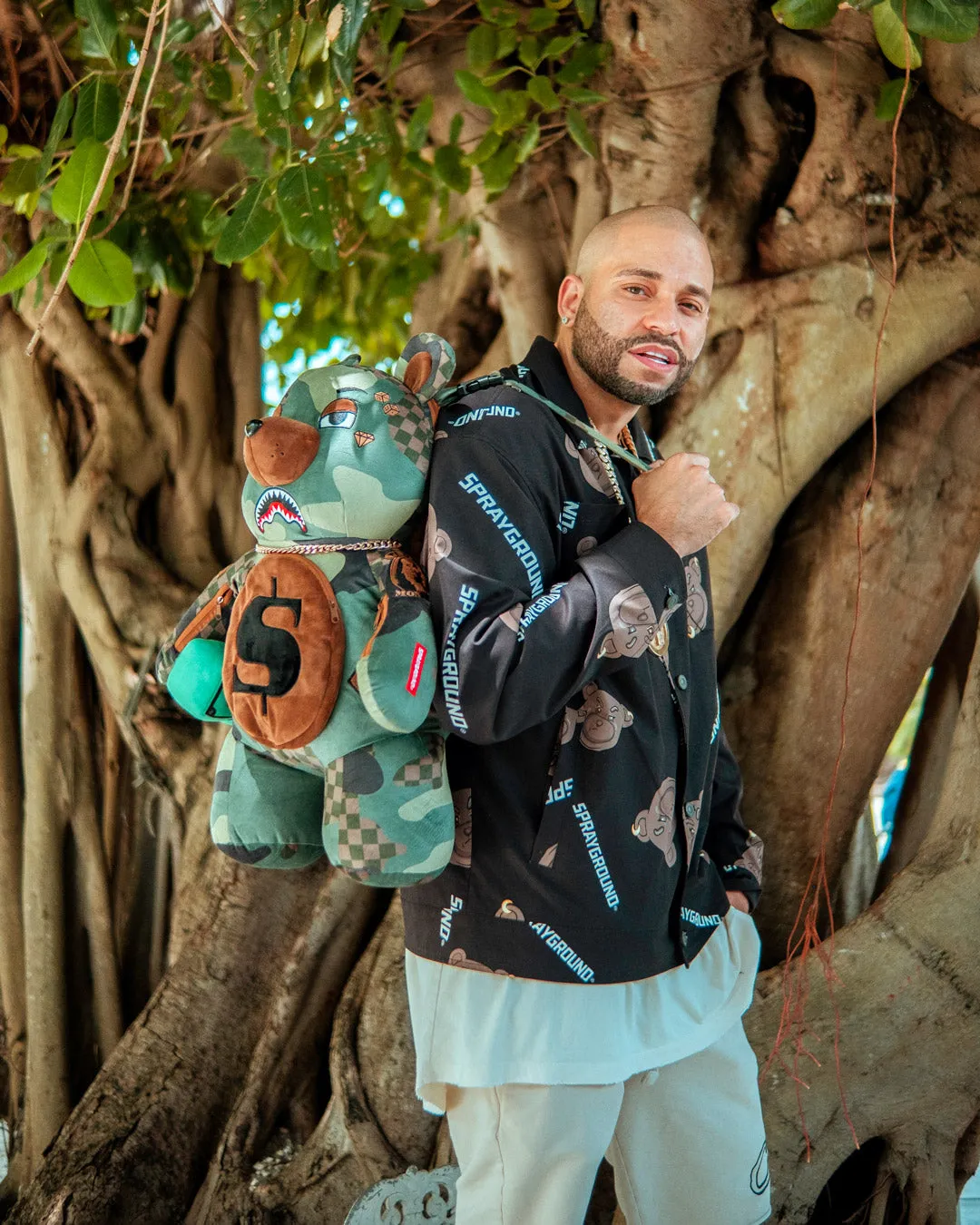 CAMOCHECK MONEYBEAR TEDDYBEAR BACKPACK sold by Sprayground product image thumbnail 2