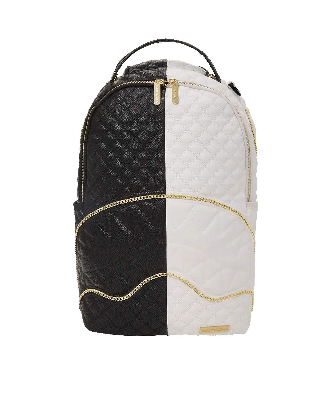 LEVELED UP SPLIT QUILT SHARK BACKPACK (DLXV) sold by Sprayground